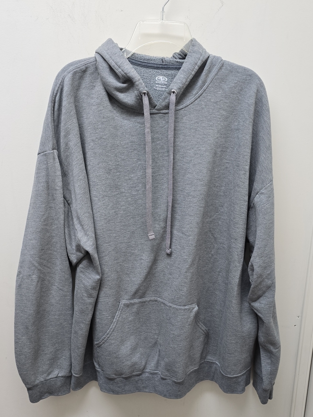 Athletic Works Light Gray Pullover Hoodie - Men Size 3XL